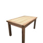 DARI TASSIE OAK SIDE EXTENSION DINING TABLE 150/250CM + 8 BERTI HIGH QUALITY PU/VINYL DINING CHAIR IN MATT BLACK - MyChocolateWood