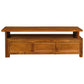 PARIS SOLID MAHOGANY TIMBER EXTENSION TV/ENTERTAINMENT UNIT 3 DRAWERS 150CM  LIGHT PECAN