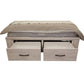 MANLY QUEEN SIZE BED + TALLBOY + 2 BEDSIDE TABLES PACKAGE DEAL - MyChocolateWood