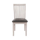 MANLY SOLID MOUNTAIN ASH DINING TABLE 190CM + 6 MANLY DINING CHAIRS IN BRUSHED WHITEWASH PACKAGE DEAL - MyChocolateWood