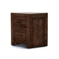 2 X SOLID RECYCLED PINE ASHGAR BEDSIDE TABLES IN STONE GREY - MyChocolateWood