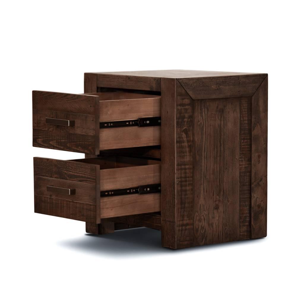 ASHGAR KING SIZE BED + TALLBOY + 2 X BEDSIDE TABLES IN GREY STONE PACKAGE DEAL