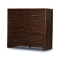 ASHGAR KING SIZE BED + TALLBOY + 2 X BEDSIDE TABLES IN GREY STONE PACKAGE DEAL - MyChocolateWood