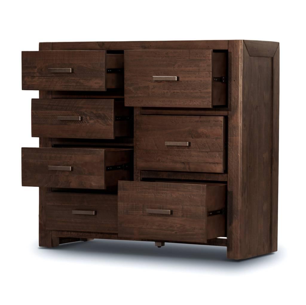 ASHGAR KING SIZE BED + TALLBOY + 2 X BEDSIDE TABLES IN GREY STONE PACKAGE DEAL