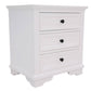 MARIANA ACACIA WOOD 3 DRAWER BEDSIDE TABLE - MyChocolateWood