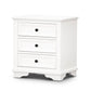 MARIANA ACACIA WOOD 3 DRAWER BEDSIDE TABLE - MyChocolateWood