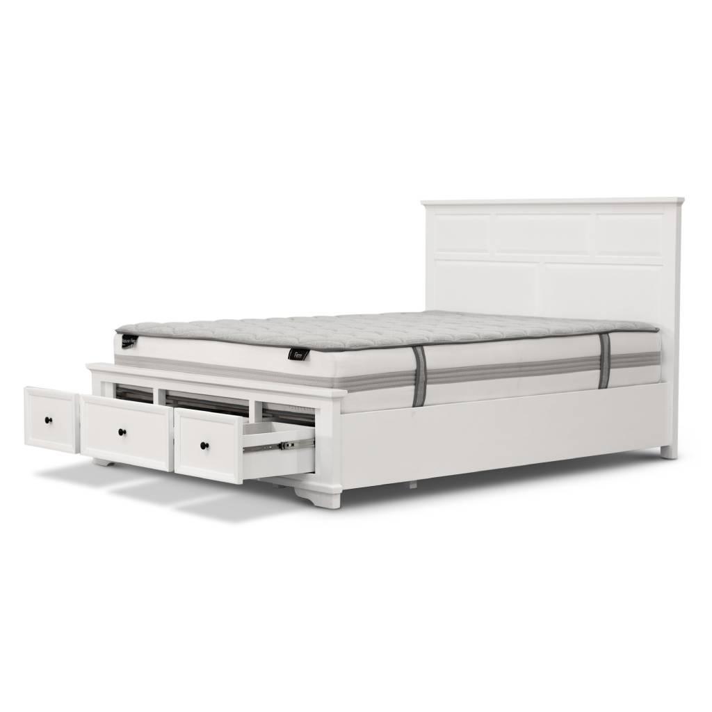 MARIANA ACACIA WOOD QUEEN SIZE BED + TALLBOY + 2 X BEDSIDE TABLES PACKAGE DEAL