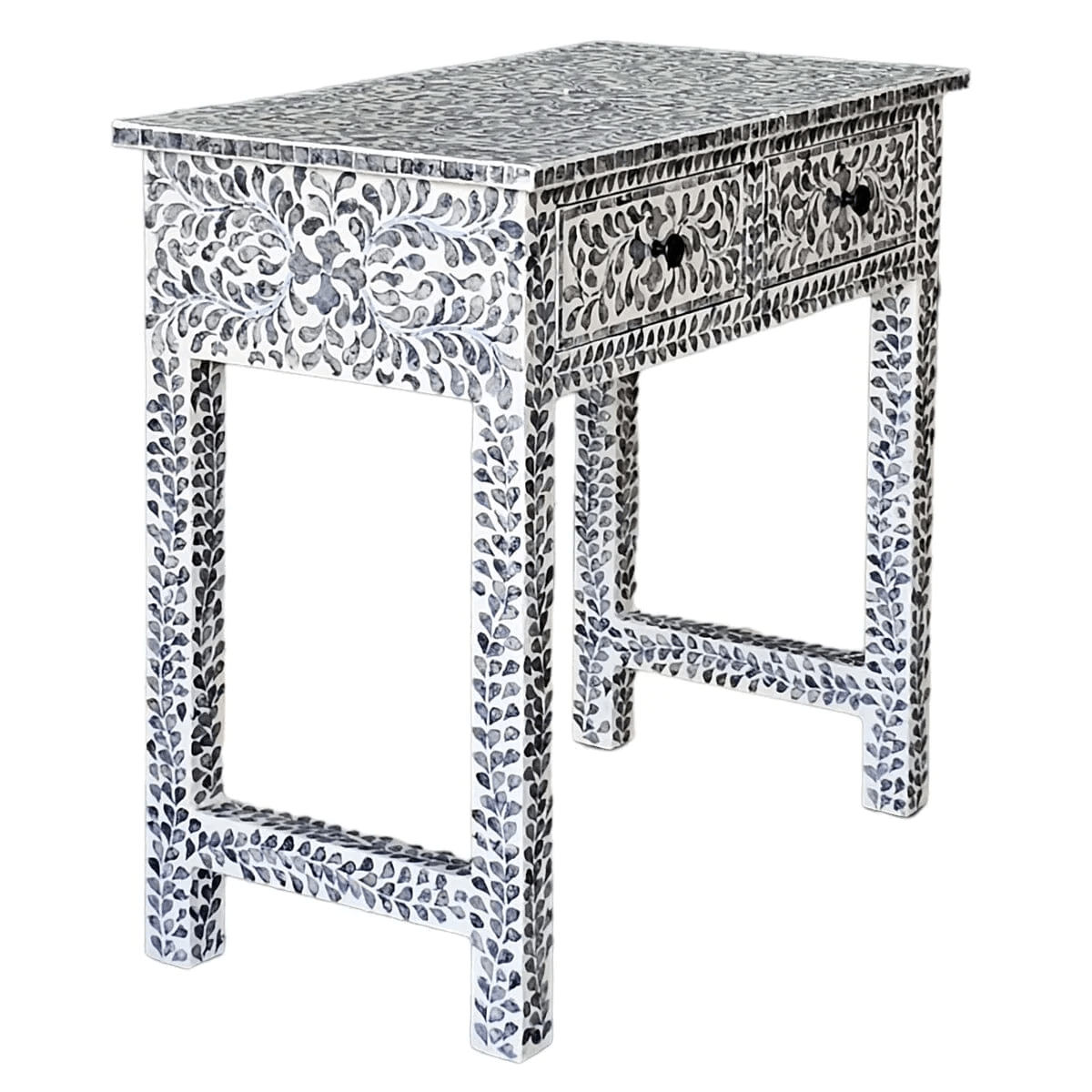 MOTHER OF PEARL ESSENCE DESK/CONSOLE - MyChocolateWood