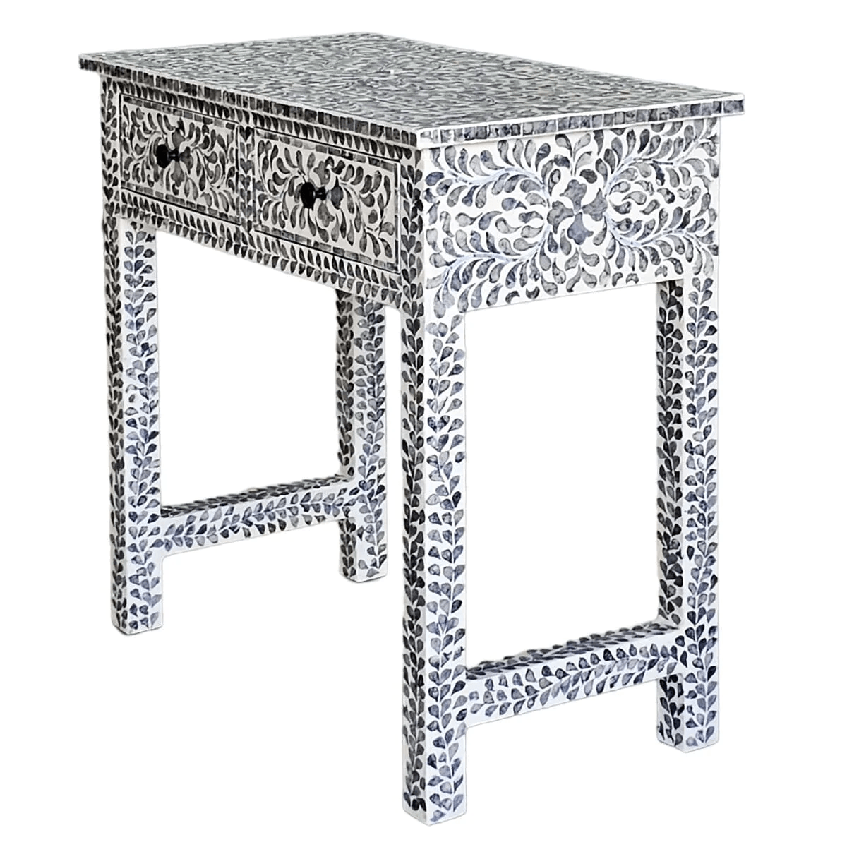 MOTHER OF PEARL ESSENCE DESK/CONSOLE - MyChocolateWood