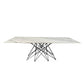 GLENDA MARBLE COFFEE TABLE IN WHITE