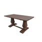 VIDAL SOLID MANGO WOOD BAR TABLE IN ANTIQUE WALNUT 200CM - MyChocolateWood