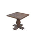 VIDAL SOLID MANGO WOOD LAMP TABLE/SIDE TABLE IN ANTIQUE WALNUT - MyChocolateWood