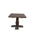 VIDAL SOLID MANGO WOOD LAMP TABLE/SIDE TABLE IN ANTIQUE WALNUT - MyChocolateWood