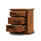 MILLER SOLID PINE BEDSIDE TABLE - ROUGH SAWN BLACKWOOD - MyChocolateWood