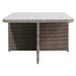 MARIELLA 5 PIECE WICKER BALCONY DINING SET 120CM - MyChocolateWood