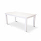 ANIKA SOLID ACACIA WOOD DINING TABLE IN VIVID WHITE 220CM - MyChocolateWood