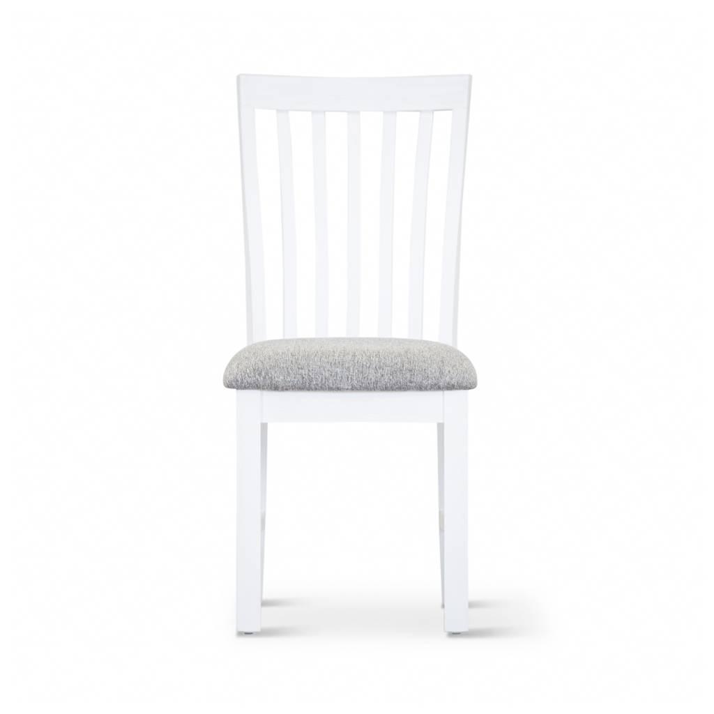 ANIKA SOLID ACACIA WOOD DINING CHAIR IN VIVID WHITE