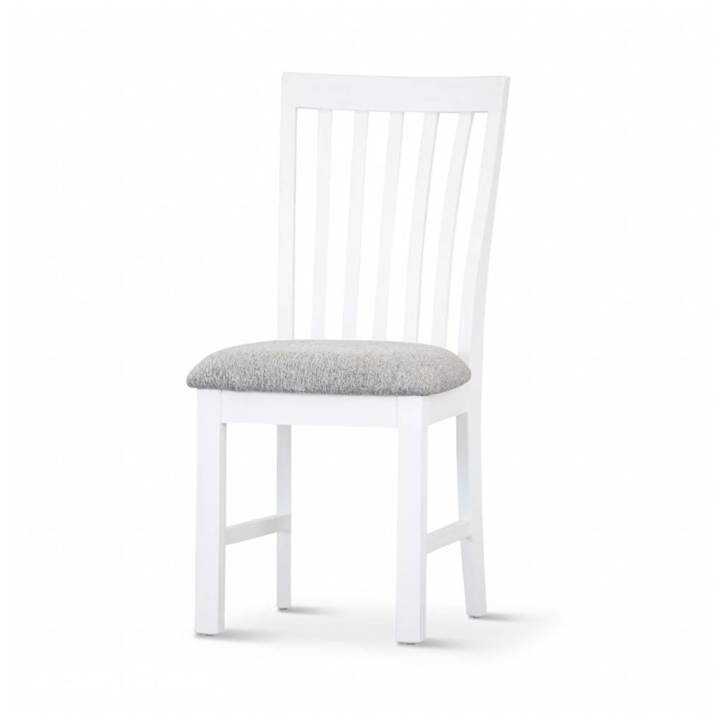 ANIKA SOLID ACACIA WOOD DINING CHAIR IN VIVID WHITE