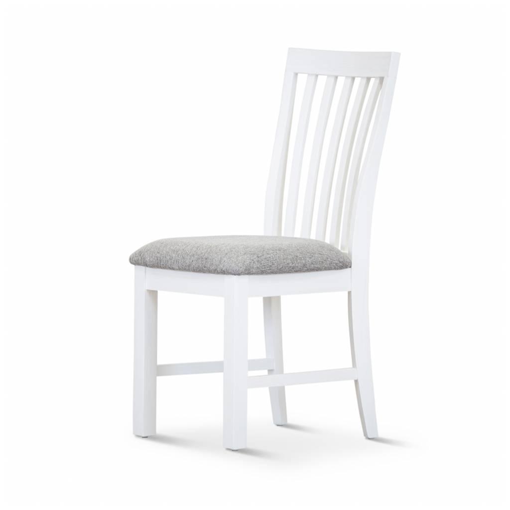 ANIKA SOLID ACACIA WOOD DINING CHAIR IN VIVID WHITE