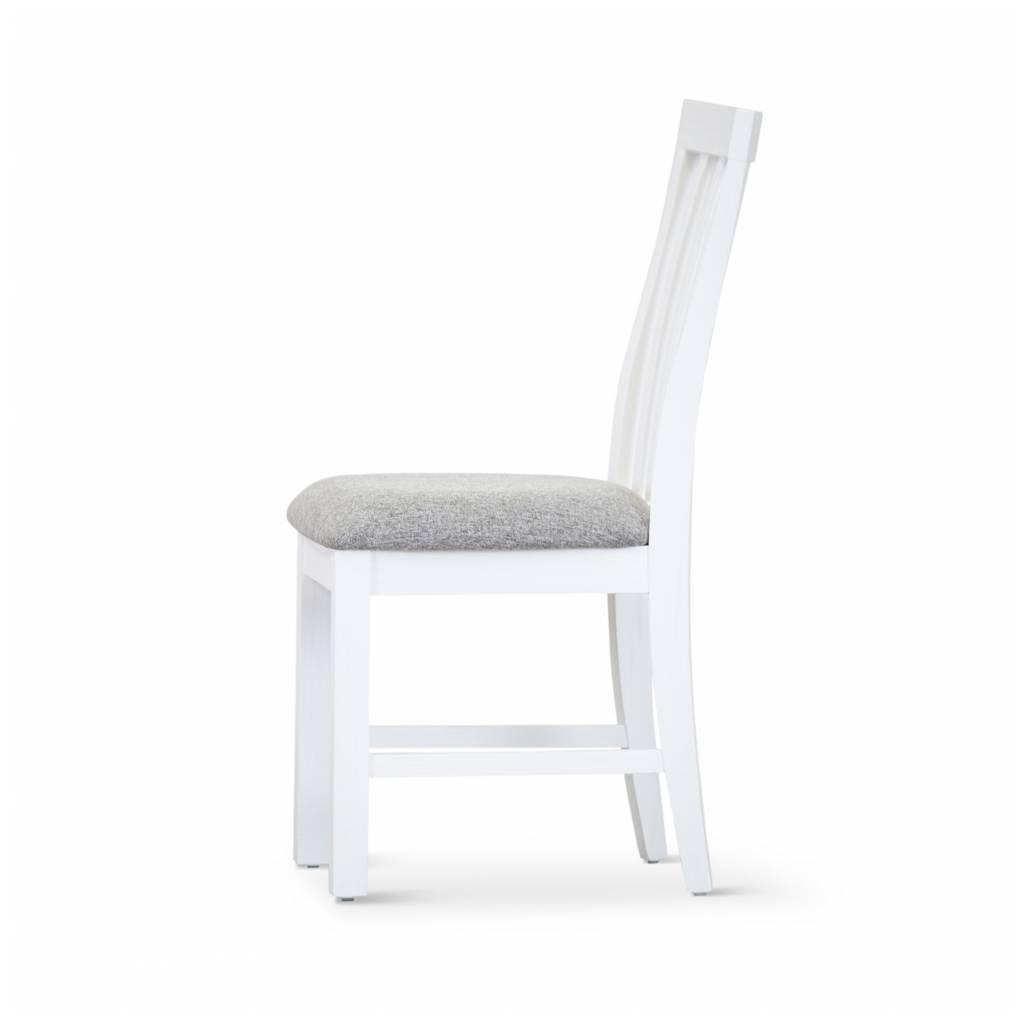 ANIKA SOLID ACACIA WOOD DINING CHAIR IN VIVID WHITE