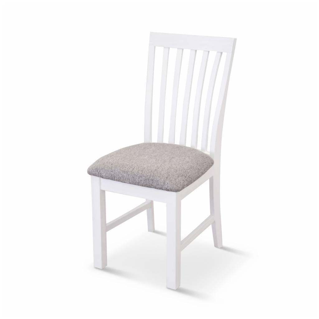 ANIKA SOLID ACACIA WOOD DINING CHAIR IN VIVID WHITE