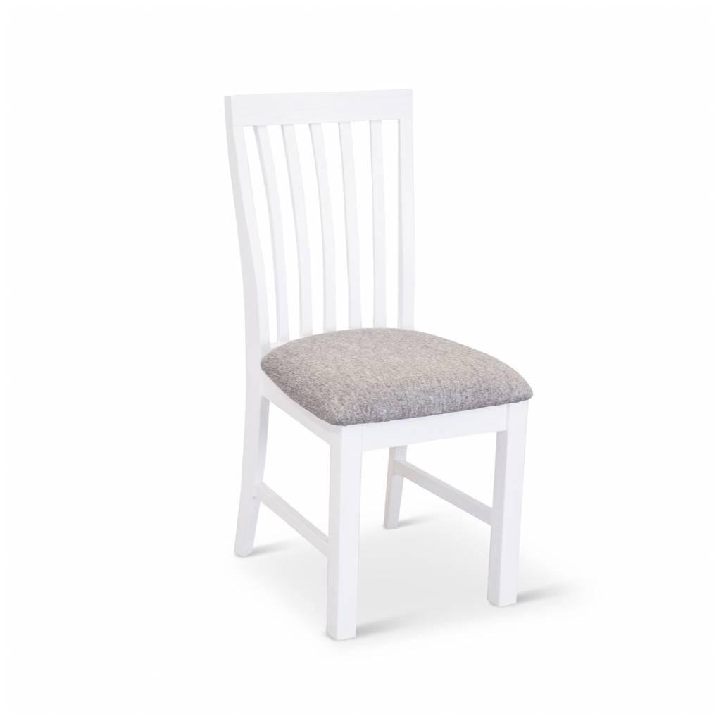 ANIKA SOLID ACACIA WOOD DINING CHAIR IN VIVID WHITE