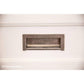 ANIKA SOLID ACACIA WOOD SIDEBOARD BUFFET 2-DOORS 3 DRAWERS IN VIVID WHITE