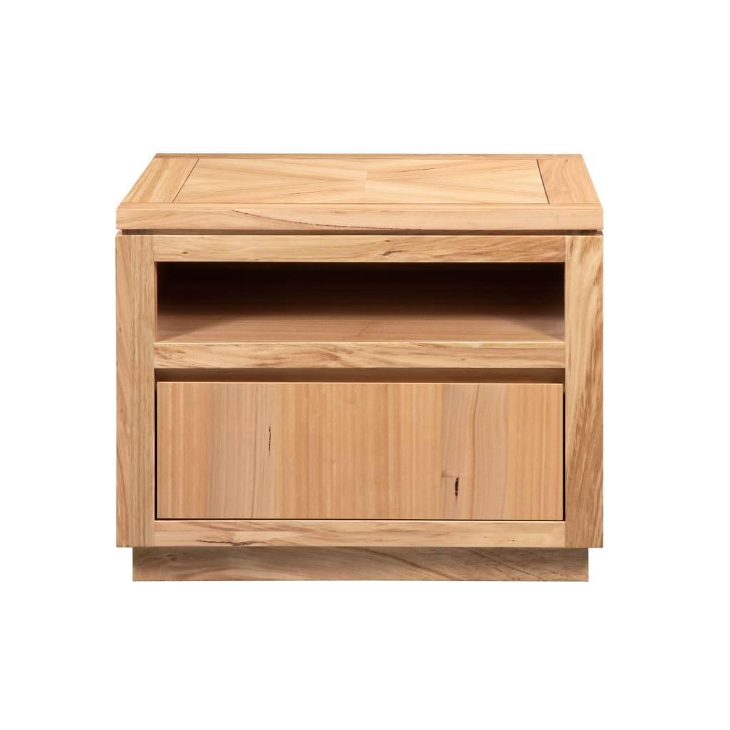 VALANCE TASSIE OAK LAMP TABLE IN NATURAL CLEAR LACQUER - FLOOR STOCK CLEARANCE