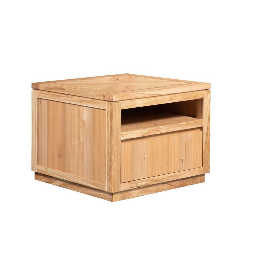 VALANCE TASSIE OAK LAMP TABLE IN NATURAL CLEAR LACQUER - FLOOR STOCK CLEARANCE