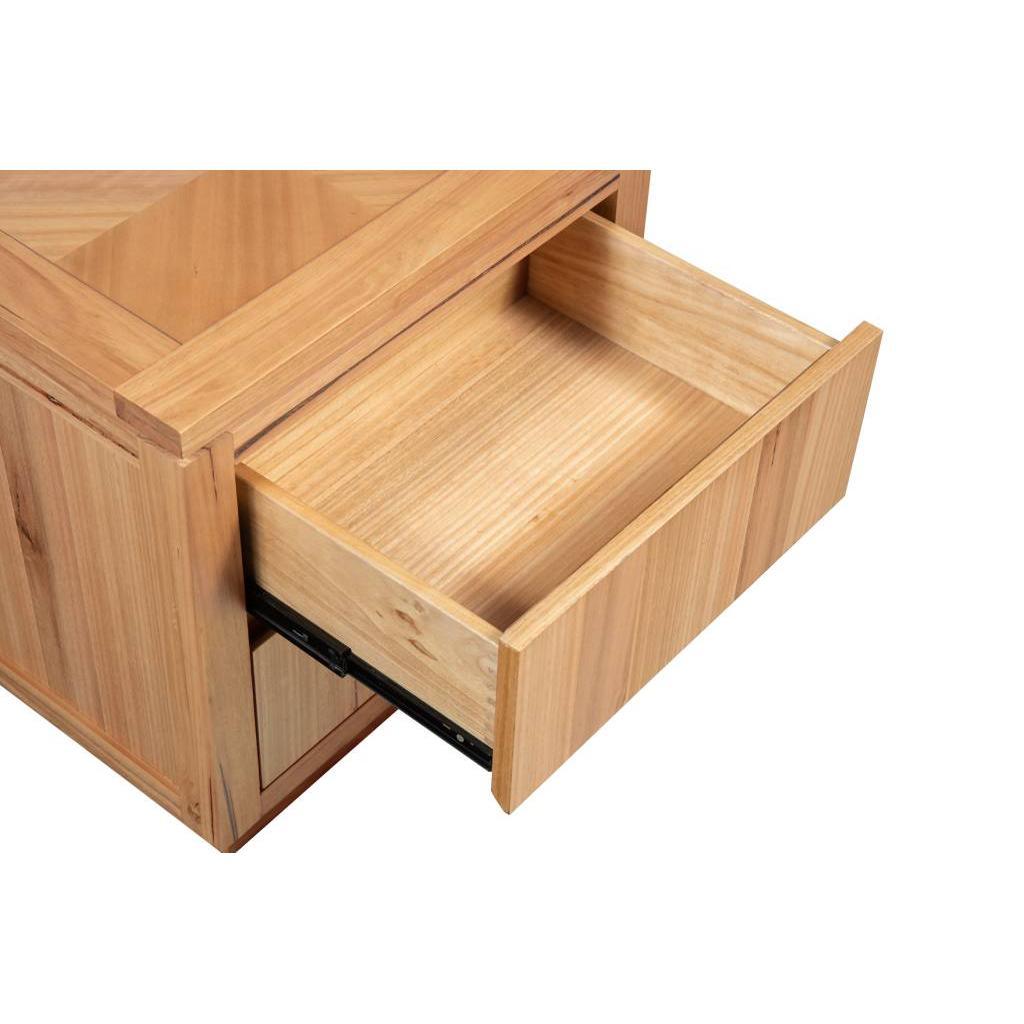 VALANCE TASSIE OAK BEDSIDE TABLE IN NATURAL - FLOOR STOCK CLEARANCE