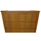 VALANCE MESSMATE TALLBOY/5 DRAWER CHEST OF DRAWERS IN CLEAR LACQUER - MyChocolateWood