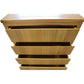 VALANCE MESSMATE TALLBOY/5 DRAWER CHEST OF DRAWERS IN CLEAR LACQUER - MyChocolateWood