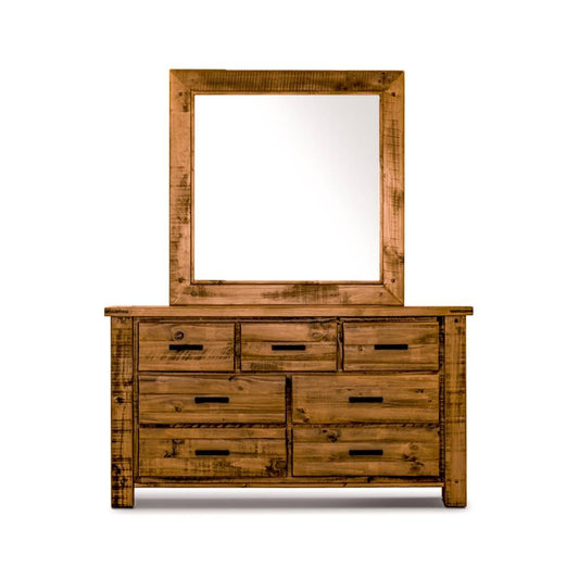 RICHMOND DRESSER 3 OVER 4 DRAWERS + MIRROR PACKAGE DEAL