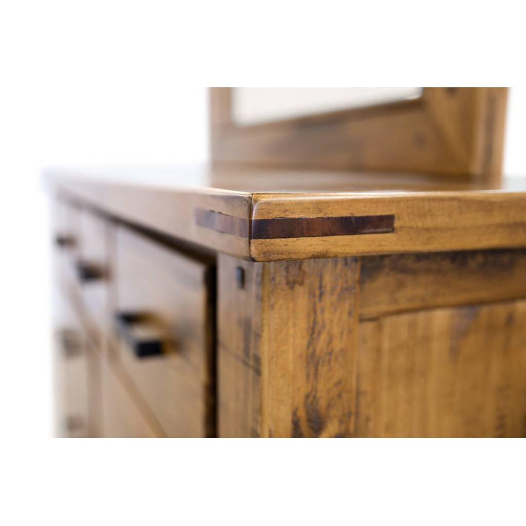 RICHMOND DRESSER 3 OVER 4 DRAWERS + MIRROR PACKAGE DEAL