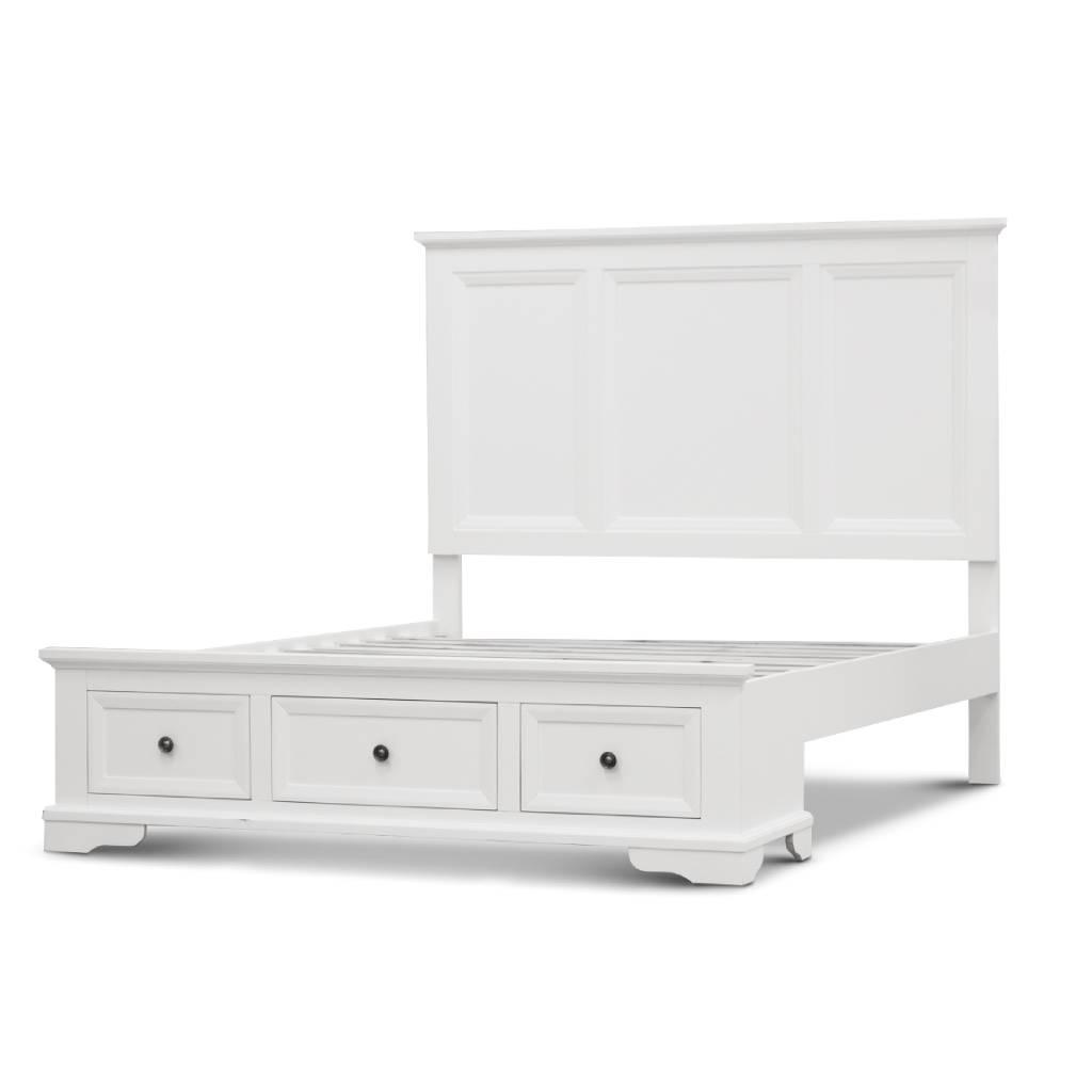 EGLANTINE ACACIA WOOD QUEEN SIZE BED + DRESSER + MIRROR + 2 X BEDSIDE TABLES PACKAGE DEAL