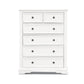 MIRIBELLE ACACIA WOOD QUEEN SIZE BED + TALLBOY + 2 X BEDSIDE TABLES PACKAGE DEAL - MyChocolateWood