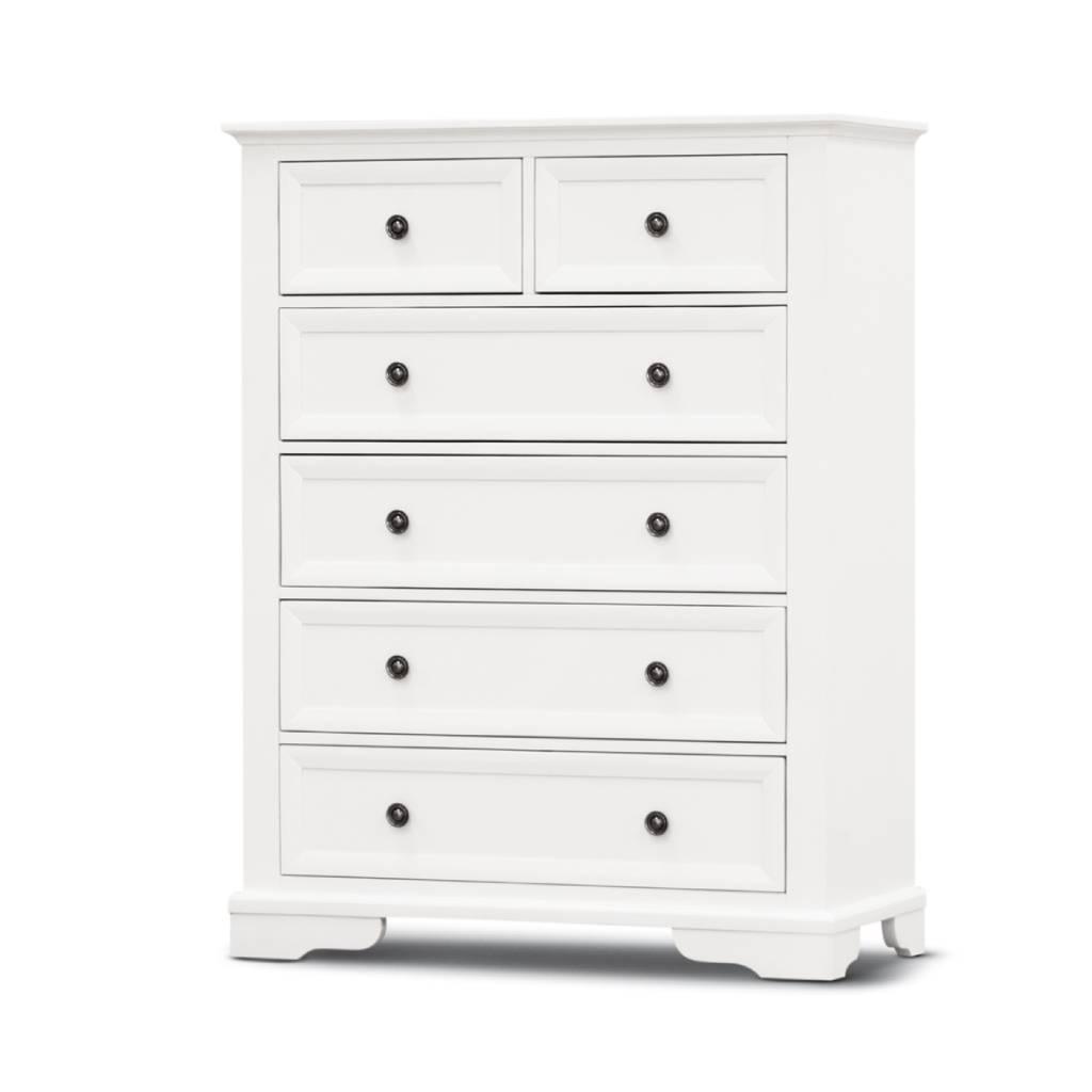 EGLANTINE ACACIA WOOD KING SIZE BED + TALLBOY + 2 X BEDSIDE TABLES PACKAGE DEAL