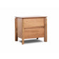 BUNGARRA 2 DRAWERS BEDSIDE TABLE IN MARRI WOOD - NATURAL - MyChocolateWood