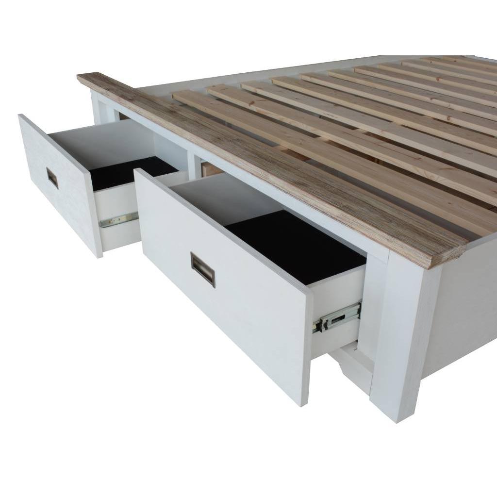 FALAK ACACIA WOOD KING SIZE BED + DRESSER + 2 X BEDSIDE TABLES PACKAGE DEAL