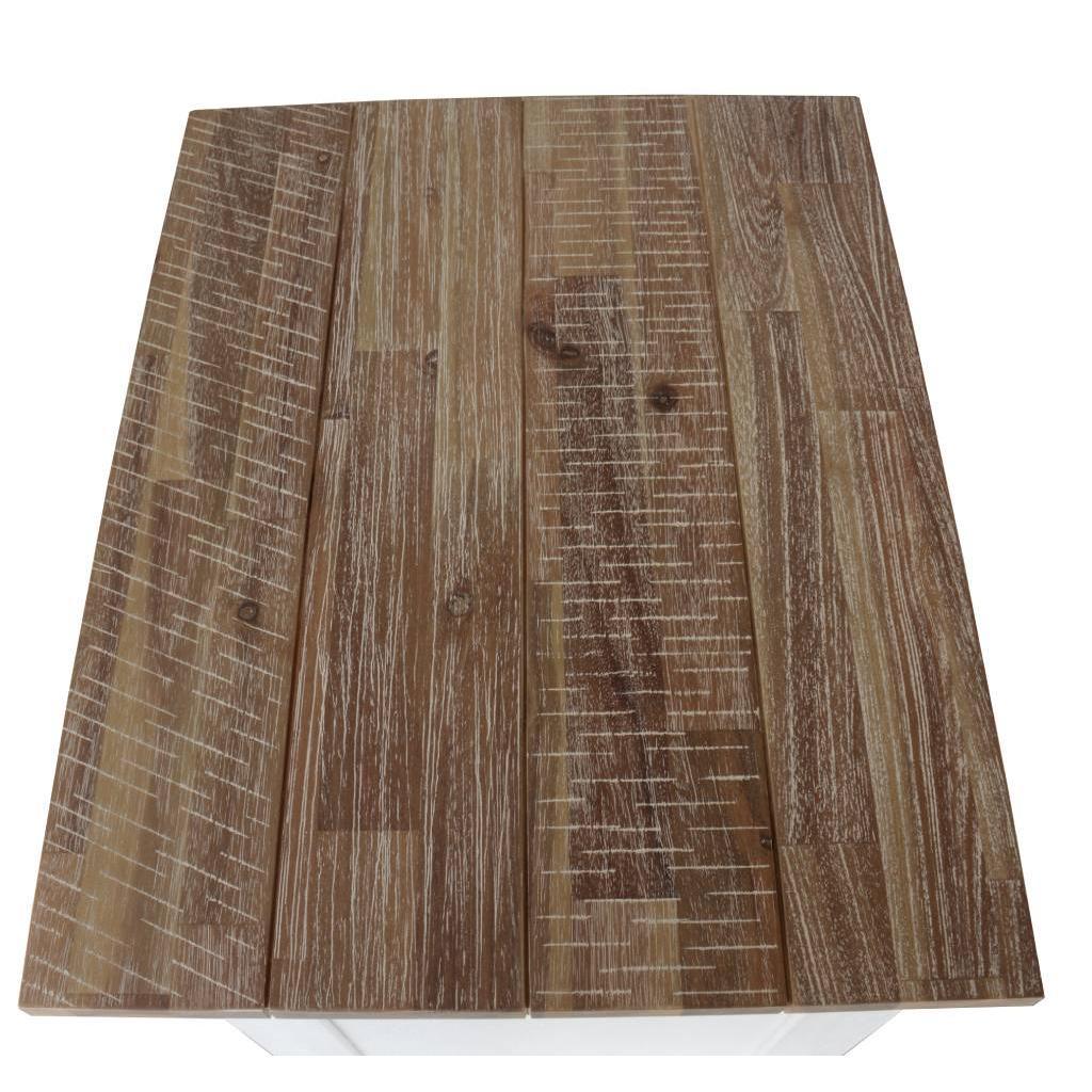 CASSIE ACACIA WOOD 2-DRAWER BEDSIDE TABLE - MyChocolateWood