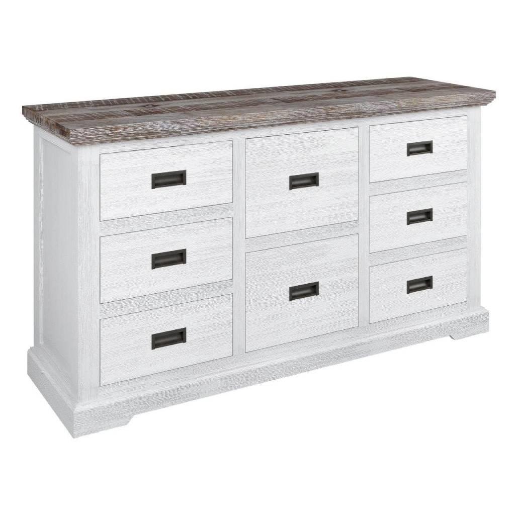 FALAK ACACIA WOOD QUEEN SIZE BED + DRESSER + 2 X BEDSIDE TABLES PACKAGE DEAL