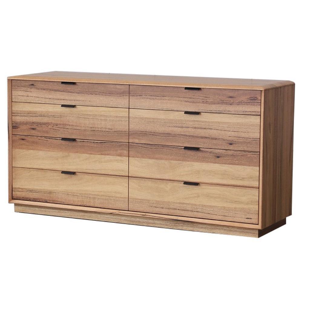 TAMWORTH 8 DRAWERS DRESSER IN MARRI WOOD - NATURAL