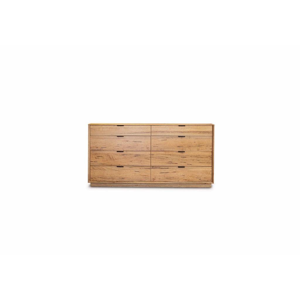 TAMWORTH 8 DRAWERS DRESSER IN MARRI WOOD - NATURAL