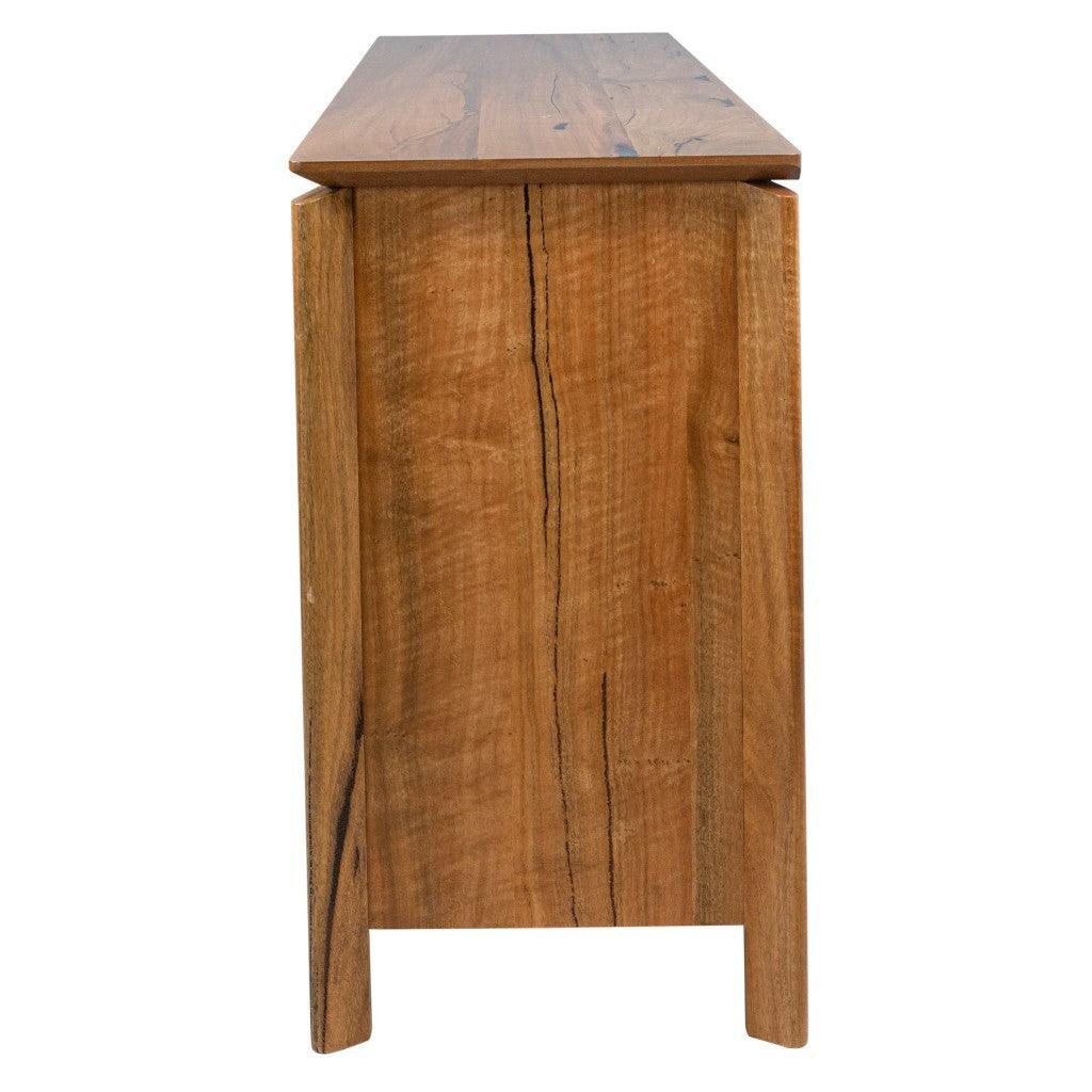 BUNGARRA 2 DRAWER 3 DOOR BUFFET IN MARRI WOOD - NATURAL - MyChocolateWood