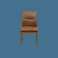 BUNGARRA BUFFALO LEATHER DINING CHAIR IN TOFFEE - MyChocolateWood