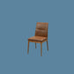 BUNGARRA BUFFALO LEATHER DINING CHAIR IN TOFFEE - MyChocolateWood