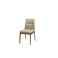 BUNGARRA BUFFALO LEATHER DINING CHAIR IN LIGHT MOCHA - MyChocolateWood