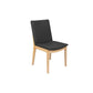 TAMWORTH MARRI WOOD 9 PIECE DINING DINING SET - 1 DINING TABLE 240CM & 7 BLACK LEATHER DINING CHAIRS - MyChocolateWood