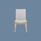 TAMWORTH LEATHER DINING CHAIR - PEWTER - MyChocolateWood