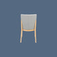 TAMWORTH LEATHER DINING CHAIR - PEWTER - MyChocolateWood